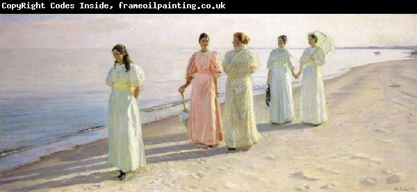 Michael Ancher Promenade on Skagen Beach (nn02)