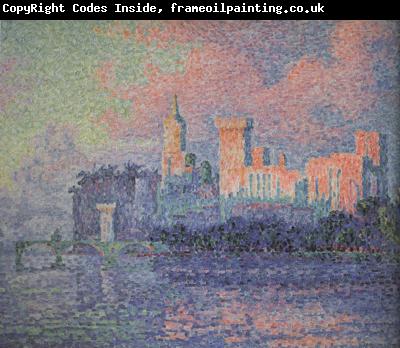 Paul Signac The Papal Palace Avignon (nn03)