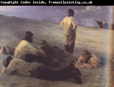 Peder Severin Kroyer Fishermen on the Skagen Beach (nn02)