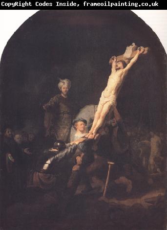 REMBRANDT Harmenszoon van Rijn The Raising of the Cross (mk33)