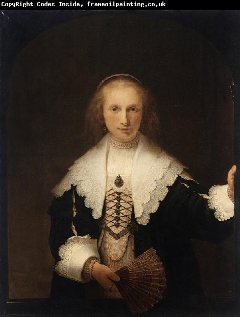 REMBRANDT Harmenszoon van Rijn Portrait of Agatha Bas (mk33)