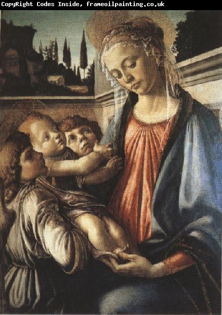 Sandro Botticelli Madonna and Child with two Angels (mk36)