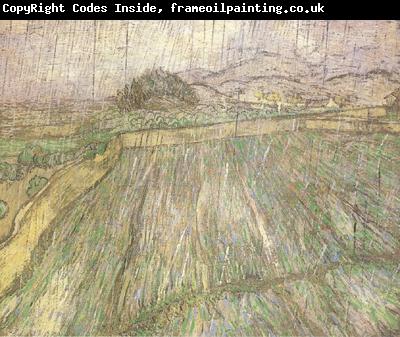 Vincent Van Gogh Wheat Field in Rain (nn04)