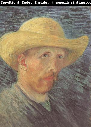 Vincent Van Gogh Self-Portrait wtih Straw Hat (nn04)