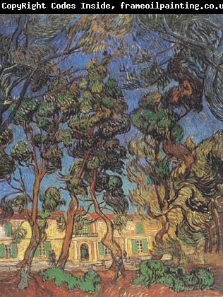 Vincent Van Gogh Trees in the Garden of Saint-Paul Hospital (nn04)