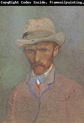 Vincent Van Gogh Self-Portrait with Grey Felt Hat (nn04)