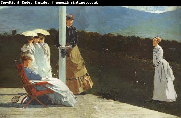 Winslow Homer The Croquet Match (mk44)