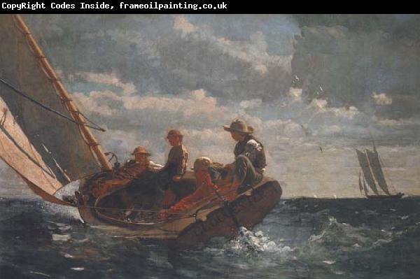 Winslow Homer Breezing Up (A Fair Wind) (mk44)