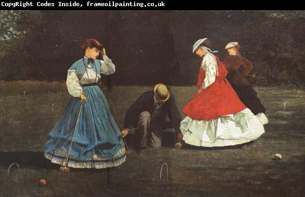 Winslow Homer The Croquet Game (mk44)