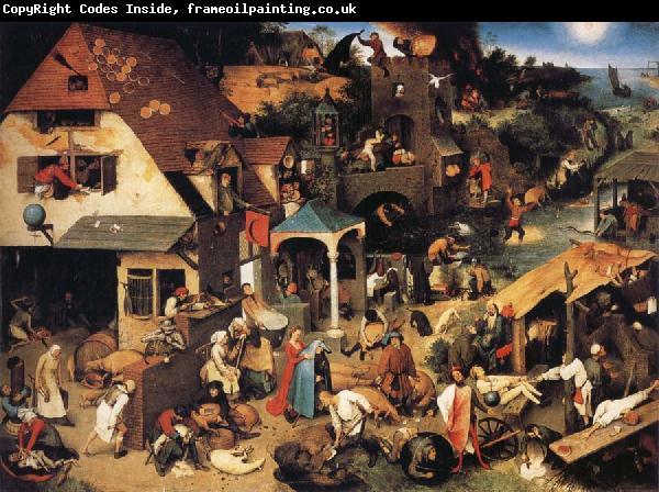 BRUEGHEL, Pieter the Younger Netherlandish Proverbs