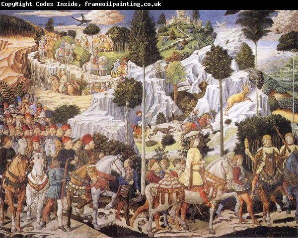 Benozzo Gozzoli Procession of the Magi