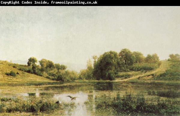 Charles Francois Daubigny Landscape at Gylieu