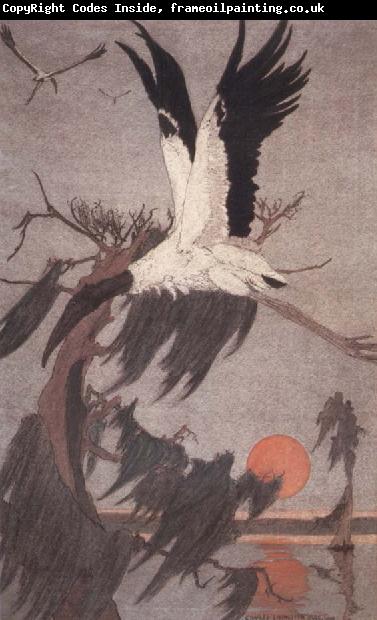 Charles Livingston Bull The Stork of the Woods