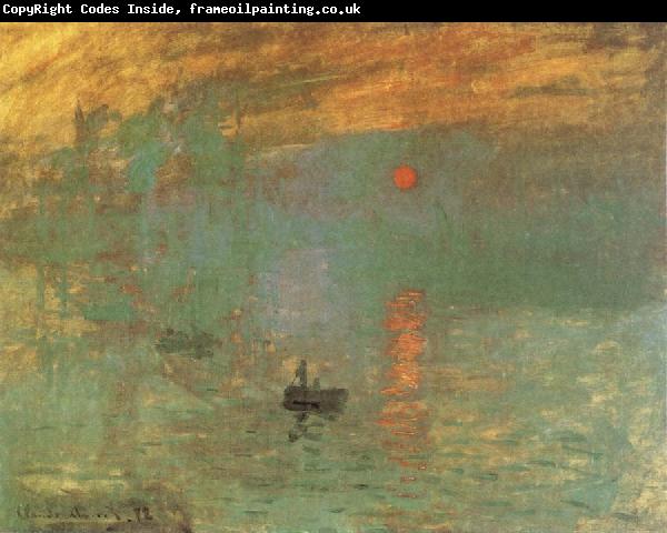 Claude Monet sunrise