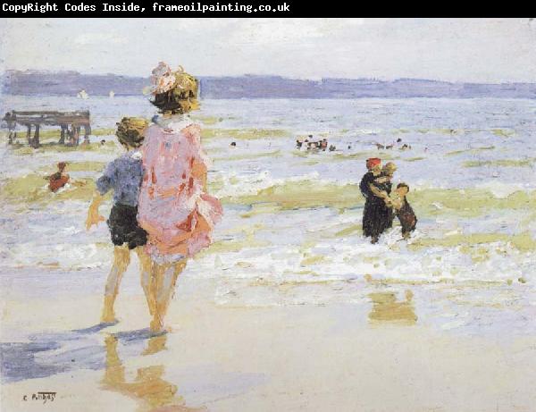 Edward Henry Potthast Prints At the Seashore