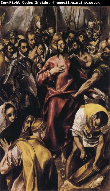 El Greco The Despoiling of Christ