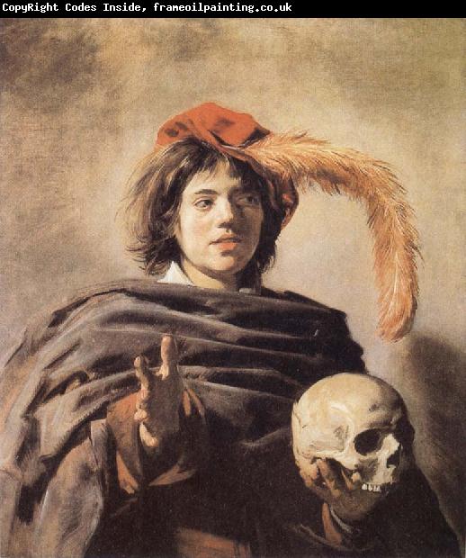 Frans Hals Young man with a skull