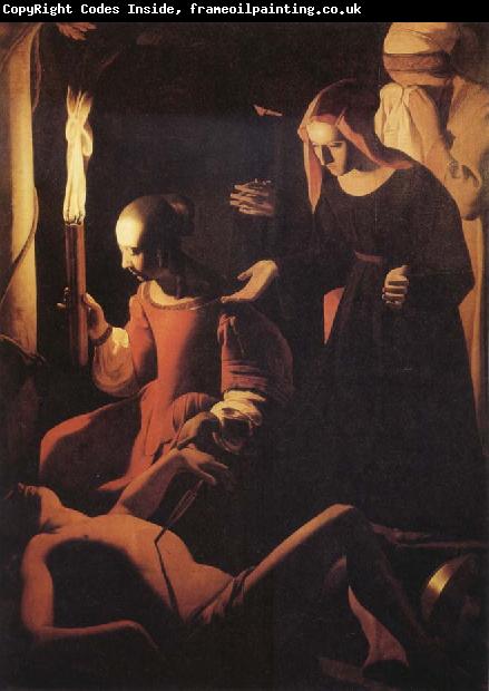 Georges de La Tour St Sebastian Attended by St Irene