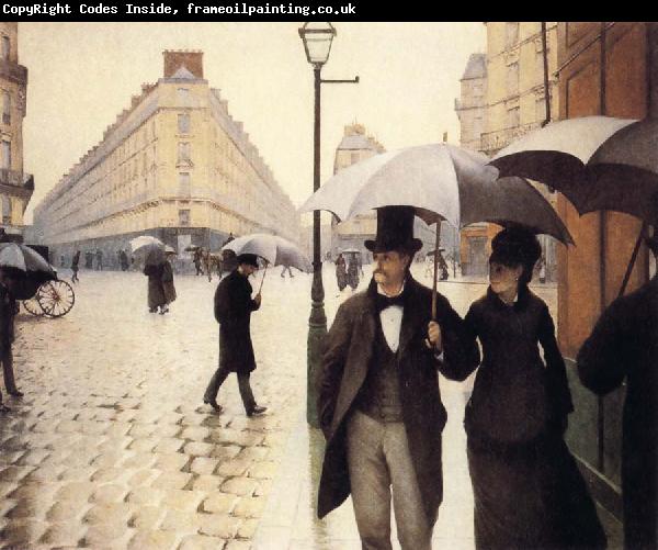 Gustave Caillebotte A Rainy Day