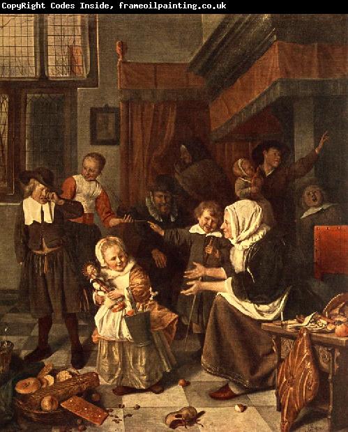 Jan Steen The Feast of St. Nicholas