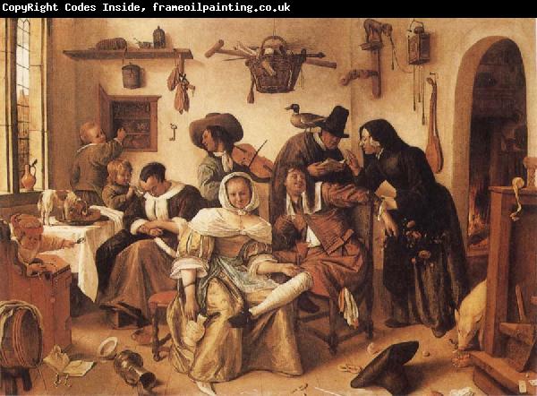 Jan Steen The World Upside Down