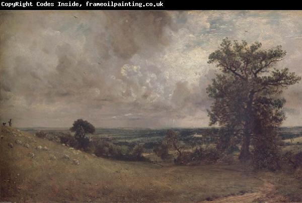 John Constable West End Field,Hampstead,noon