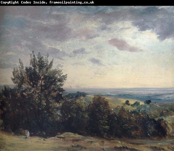 John Constable View from Hampstead Heath,Looking West