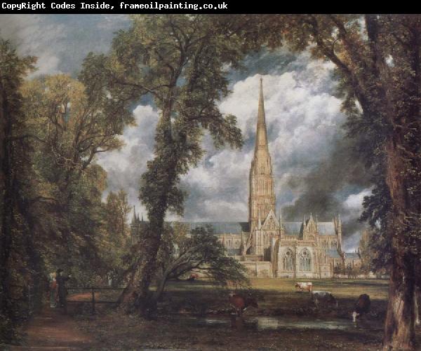 John Constable Salisbury Cathedral from the Bishop's Grounds