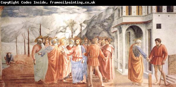 MASACCIO The Tribute Money