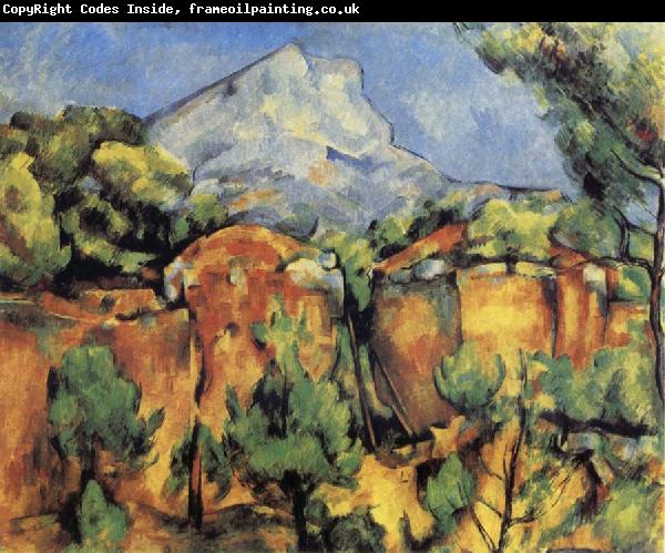 Paul Cezanne Mont Sainte-Victoire Seen from the Quarry at Bibemus