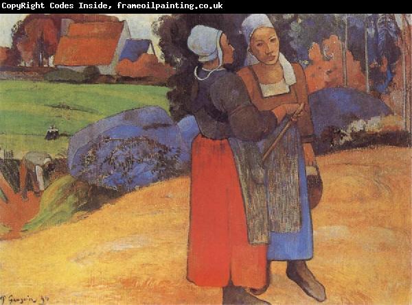 Paul Gauguin Breton Peasants