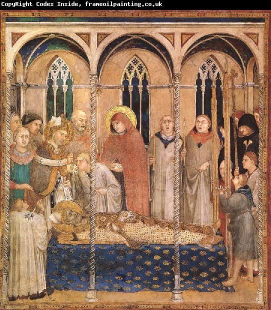 Simone Martini Burial of St Martin