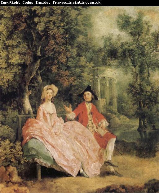 Thomas Gainsborough Lady and Gentleman in a Landscape